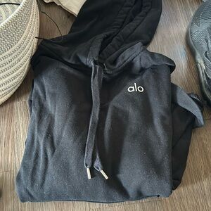 Alo women’s hoodie large! Black